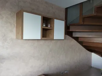 Dekorativní technika na zdi v Olomouci